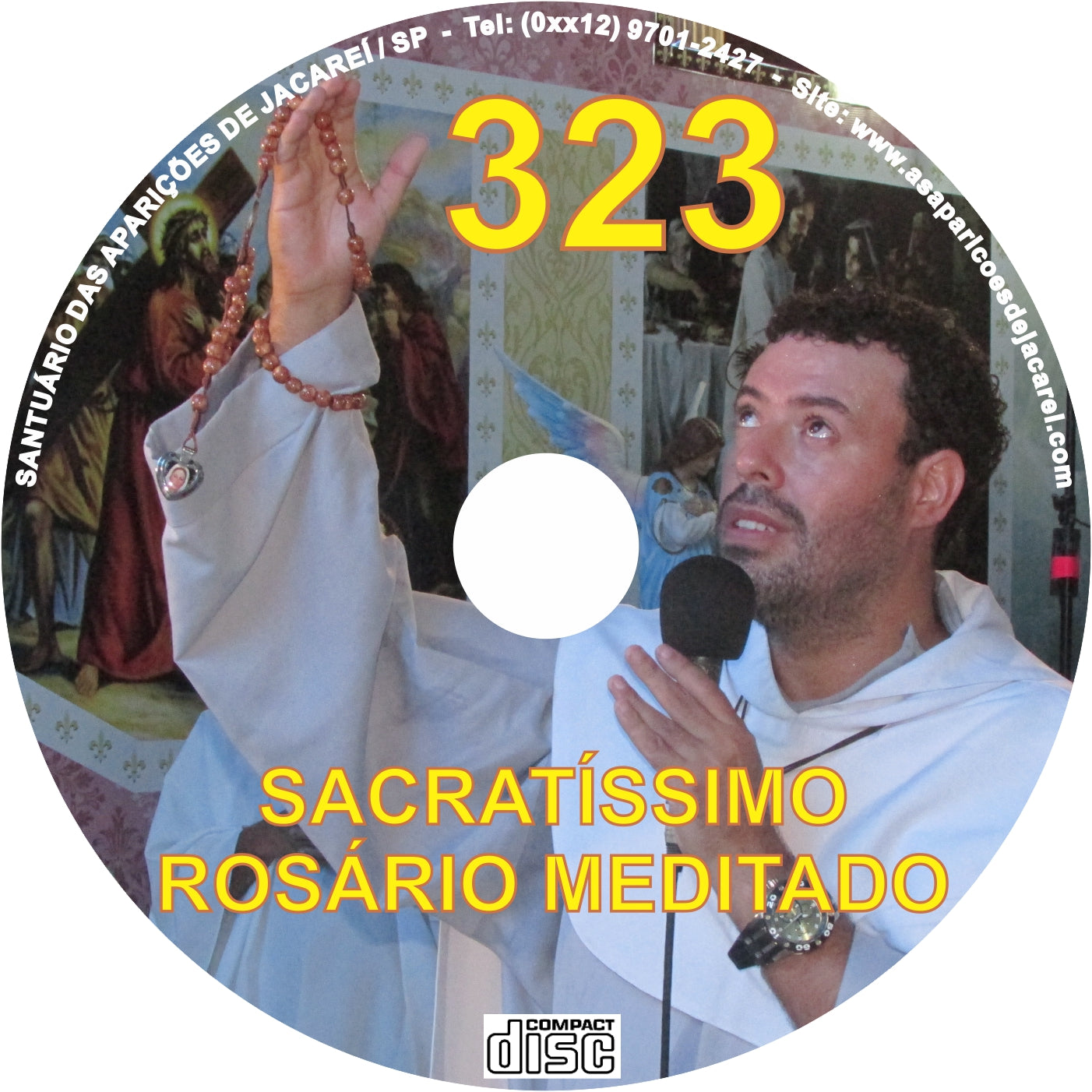 CD Rosário Meditado 323 CD Rosário Meditado 323